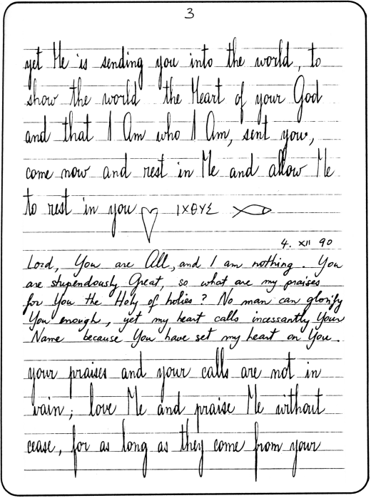 The special handwriting